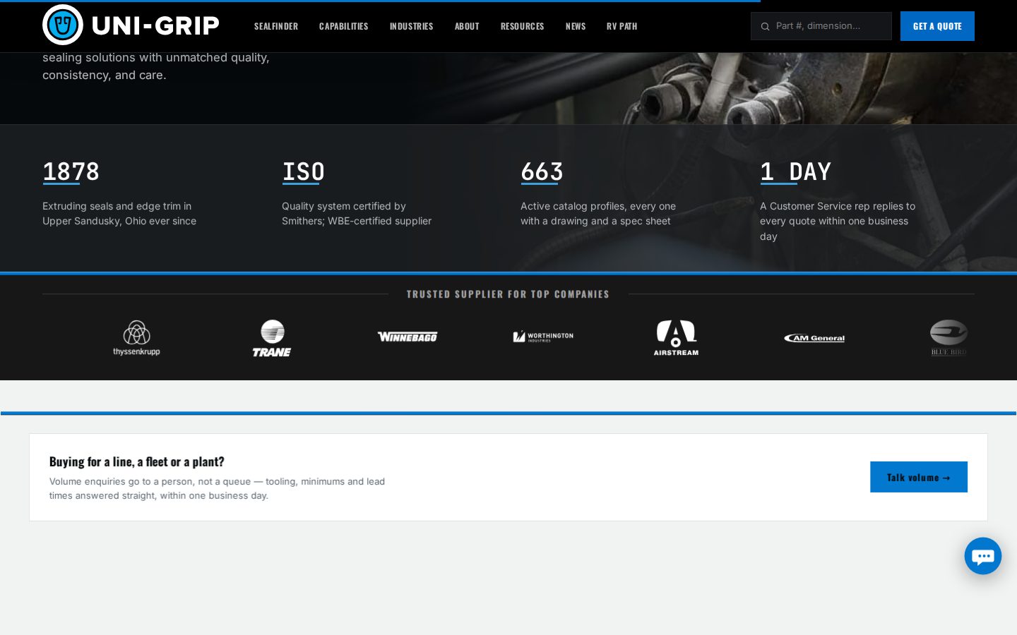Uni-Grip screen