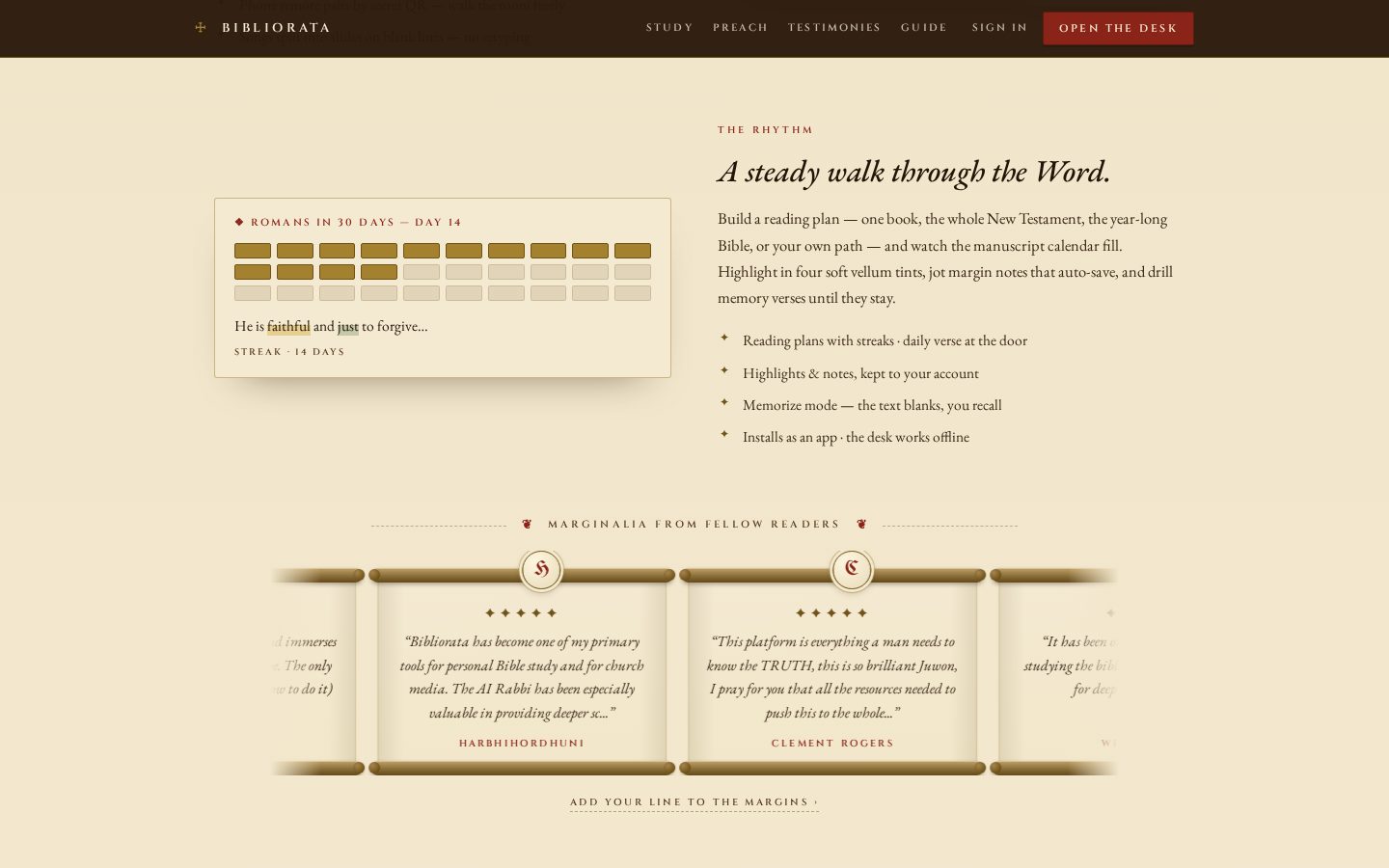 BiblioRata screen
